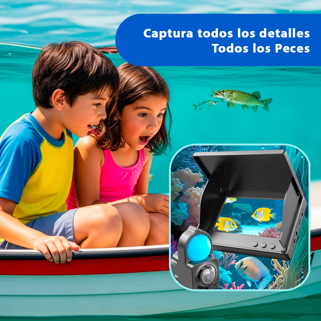 Cámara Submarina – Convierte la playa en un acuario infinito para tus hijos.